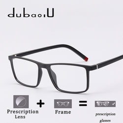 TR90 Prescription Eyeglasses Men Optical Progressive Multifocal Photochromic Anti Blue Clear Lens Prescription Glasses #MZ04-01