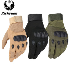 Us Military Tactical Gloves Outdoor Sports Army Full Finger Combat Tactical Gloves Slip-resistant Carbon Fiber Tortoise  Gloves