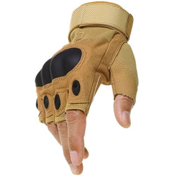 Tactical Fingerless Gloves Military Army Shooting Paintball Airsoft Bicycle Motorcross Combat Hard Knuckle Half Finger Gloves