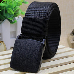 2018  Automatic Buckle Nylon Belt Male Army Tactical Belt Mens Military Waist Canvas Belts Cummerbunds cinto masculino lona