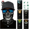 3D Seamless Balaclava Magic Scarf Neck Face Mask Ghost Skull Skeleton Head Bandana Shield Headband Headwear Bandana Men Bicycle