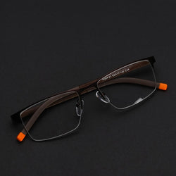 Alloy Prescription Eyeglasses Optical Bifocal Progressive Photochromic Anti Blue Clear Lens Prescription Glasses For Men HQ04-21